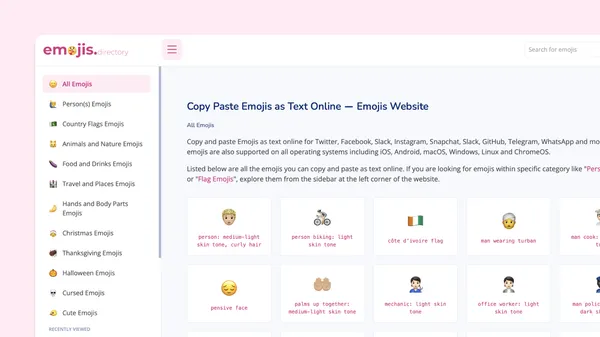 Emojis.Directory - Screenshot 1