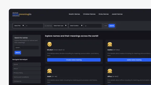 NameMeaningIn - Screenshot 1
