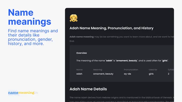 NameMeaningIn - Screenshot 2