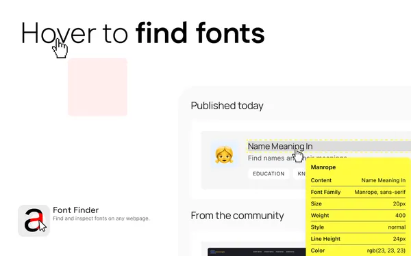 Font Finder - Screenshot 1