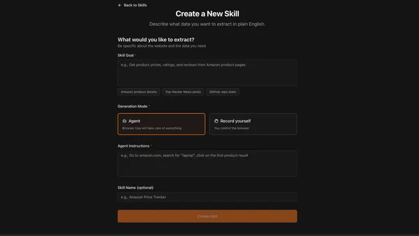 Browser Use Skills - Screenshot 1