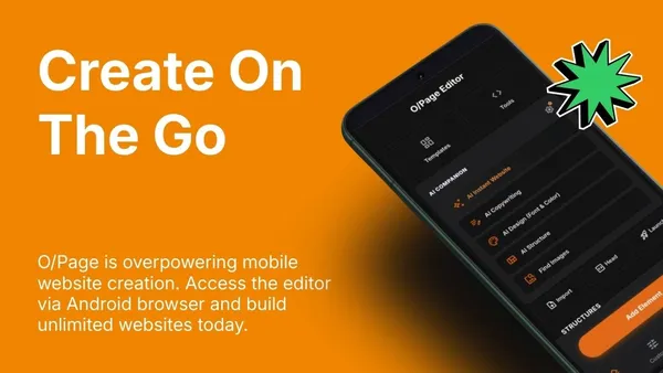 O/Page Website Builder - Screenshot 2