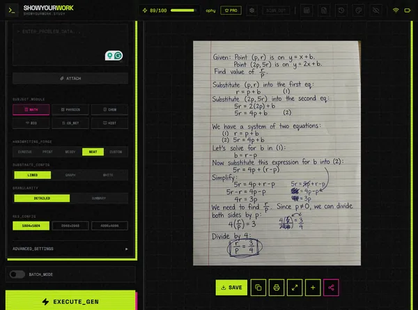 ShowYourWork - Screenshot 2