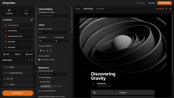 O/Page Website Builder - Screenshot 6