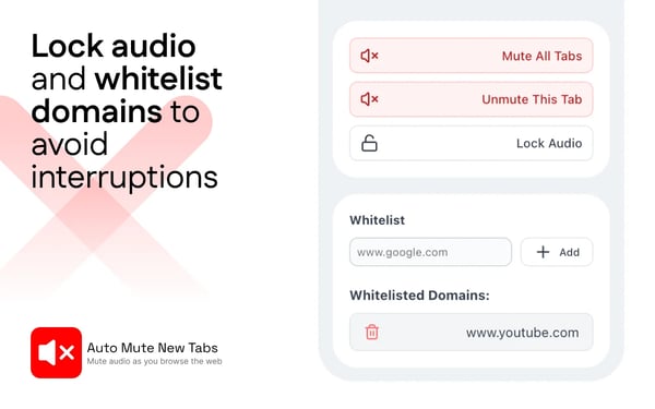 Auto Mute New Tabs - Screenshot 2