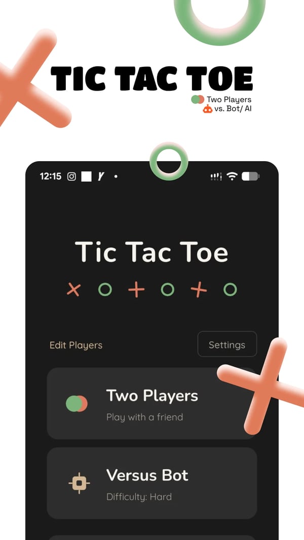 Tic Tac Toe - XO - Screenshot 1